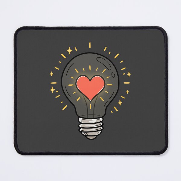 Item preview, Heart In Lightbulb designed and sold by Krameri Creations.