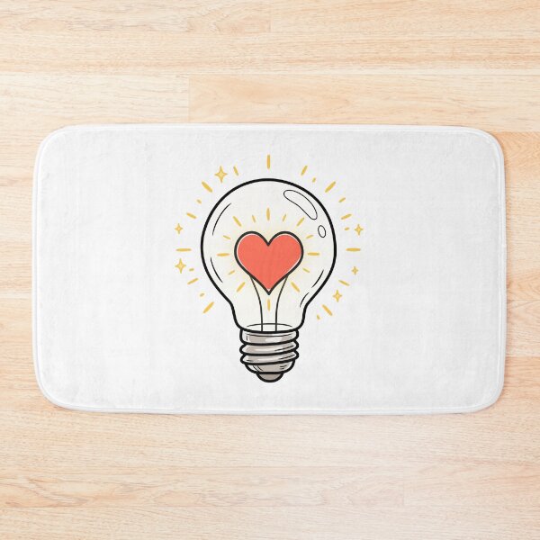 Item preview, Heart In Lightbulb designed and sold by Krameri Creations.