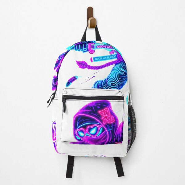 Item preview, Neon Ninja Stickers – Glow Art Designs designed and sold by Cyber-ART-Studio.