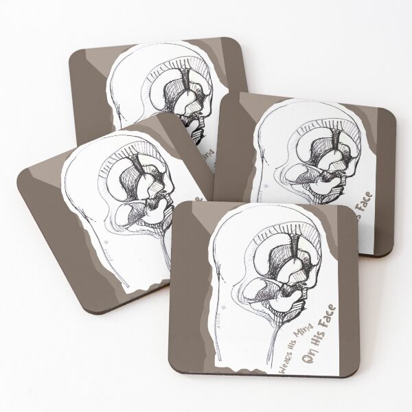 Item preview, He Wears His Mind On His Face (Drawing by ACCI)   designed and sold by VanyssaGraphics.