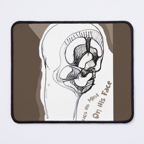 Item preview, He Wears His Mind On His Face (Drawing by ACCI)   designed and sold by VanyssaGraphics.