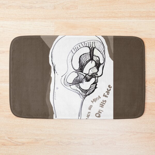 Item preview, He Wears His Mind On His Face (Drawing by ACCI)   designed and sold by VanyssaGraphics.