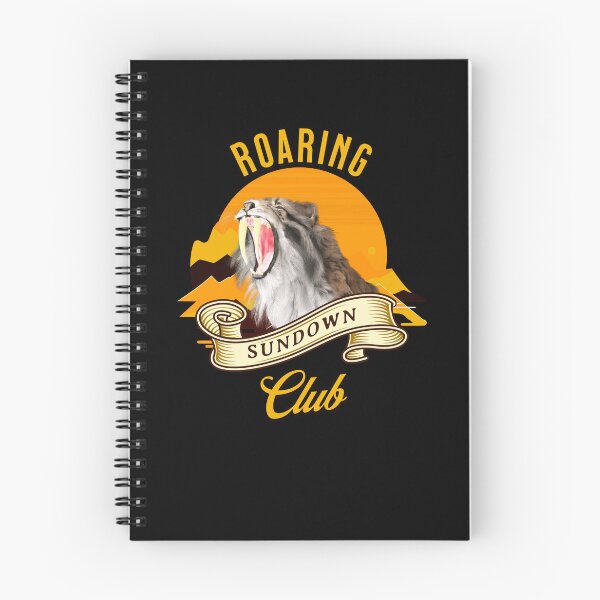 Item preview, Sabertooth Tiger Retro Sunset Adventure Club designed and sold by Vac1.