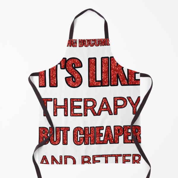 Item preview, Watching Documentaries It'S Like Therapy But Cheaper And Better Red Rhinestone designed and sold by TheIconSmith.