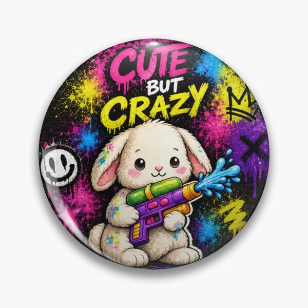 Item preview, Urban Style Bunny With Water Gun Illustration designed and sold by Aoei08.