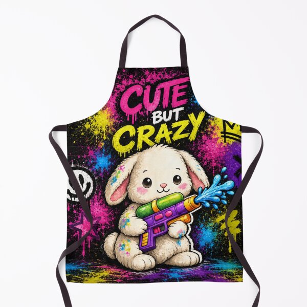 Item preview, Urban Style Bunny With Water Gun Illustration designed and sold by Aoei08.