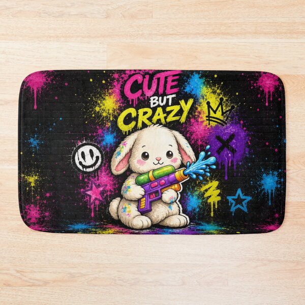 Item preview, Urban Style Bunny With Water Gun Illustration designed and sold by Aoei08.