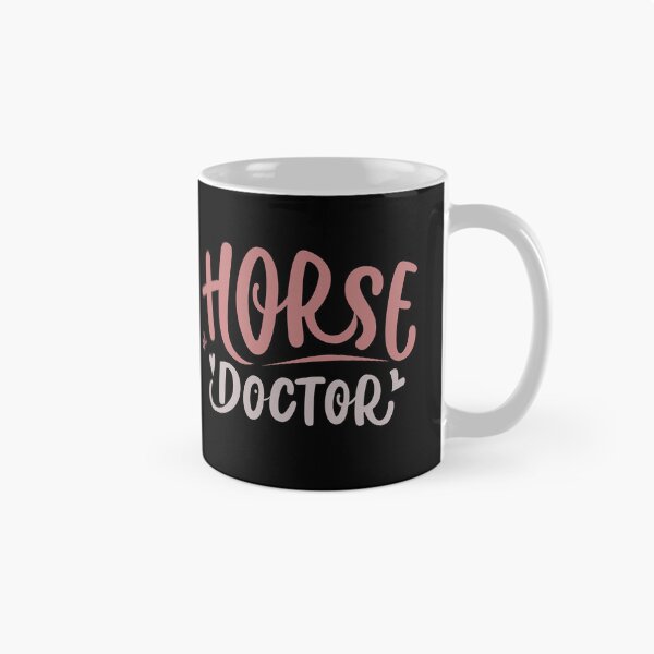 Item preview, Horse Doctor Typography Design Simple Veterinary Gift designed and sold by CyfroweMysli.