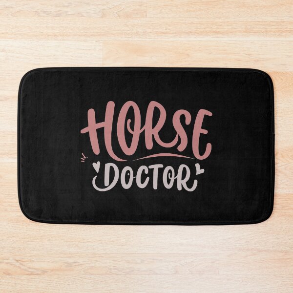 Item preview, Horse Doctor Typography Design Simple Veterinary Gift designed and sold by CyfroweMysli.