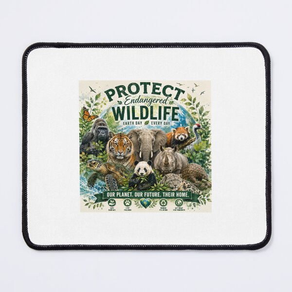 Item preview, Celebrating Earth Day | Wildlife Protection Design designed and sold by TheGiggleGrid.