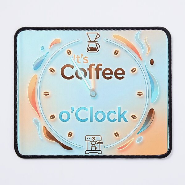 Item preview, Modern Minimalist It's Coffee o'Clock Design designed and sold by Sybille-Yates.