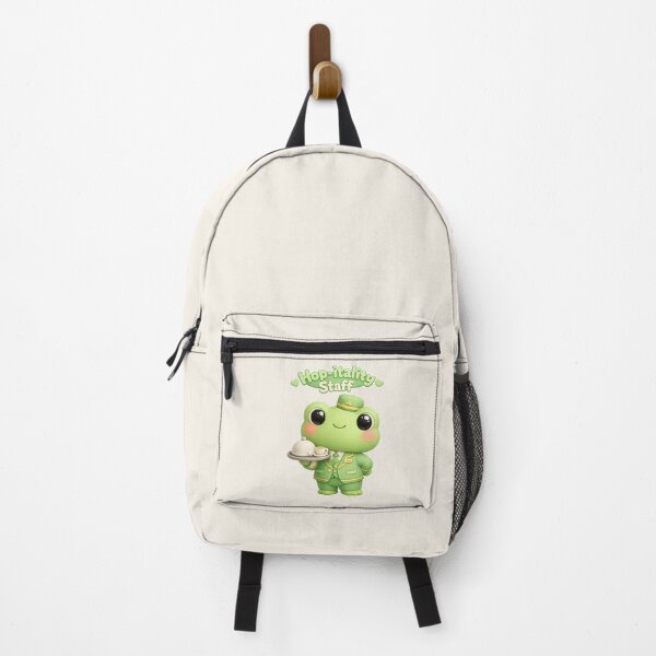Item preview, Hop-itality (Hospitality) Staff Cute Frog Bellhop | Kawaii 3D Pastel Frog designed and sold by Moons Studio.
