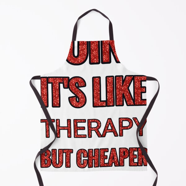 Item preview, Coins It'S Like Therapy But Cheaper And Better Red Rhinestone designed and sold by TheIconSmith.