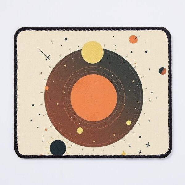 Item preview, Abstract Artwork of Circles in Autumnal Tones designed and sold by RAISC.