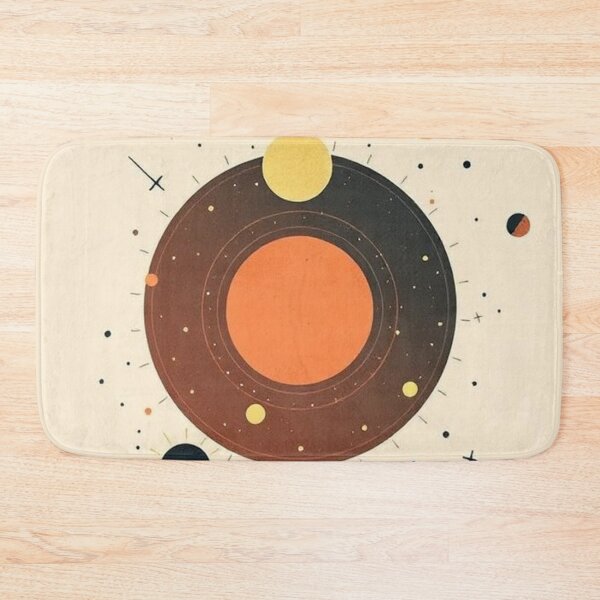 Item preview, Abstract Artwork of Circles in Autumnal Tones designed and sold by RAISC.