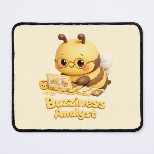 Item preview, Buzziness (Business) Analyst Bee | Kawaii 3D Cute Office Worker designed and sold by Moons Studio.