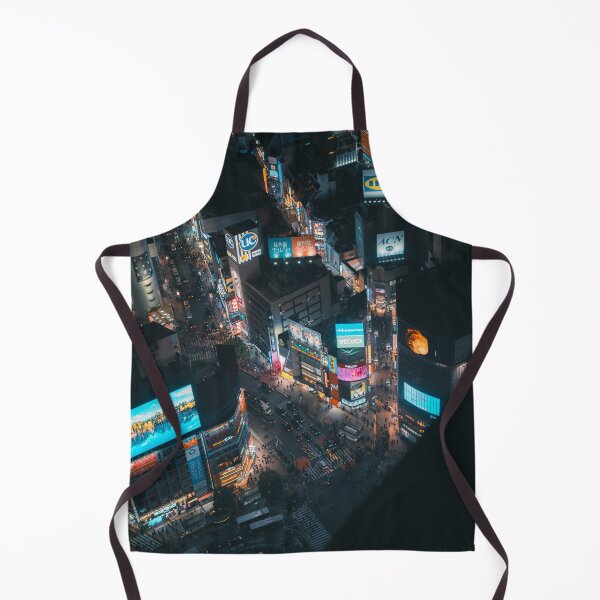 Item preview, Shibuya Crossing Night Lights - Tokyo Urban Cityscape Aerial View designed and sold by asun5.
