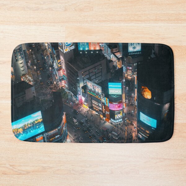 Item preview, Shibuya Crossing Night Lights - Tokyo Urban Cityscape Aerial View designed and sold by asun5.