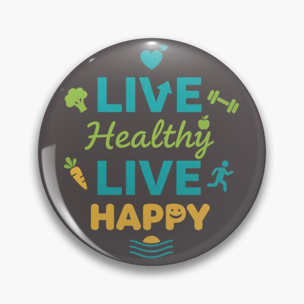 Item preview, Live Healthy. Live Happy. designed and sold by MaciejErdon.