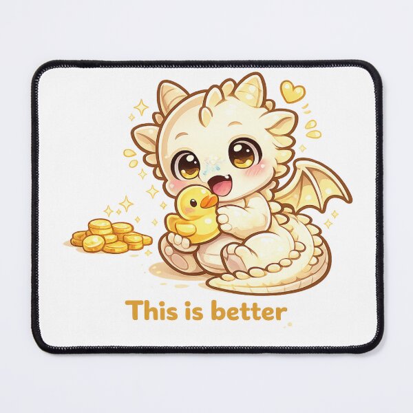 Item preview, Cute Baby Dragon - Gold is Overrated  designed and sold by ESSClothing.