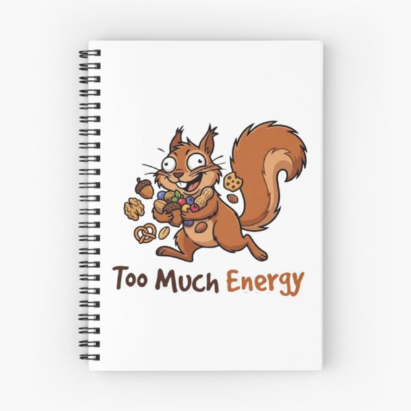 Item preview, Energetic Squirrel – Funny Snack Lover Art designed and sold by Dogandesighn.