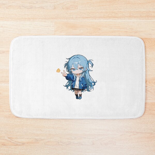 Item preview, V shape fingers blue hair girl designed and sold by Trash-Angel.