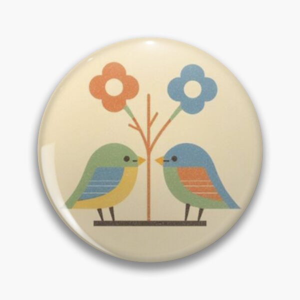 Item preview, Folk Love Birds designed and sold by mellow-koko.