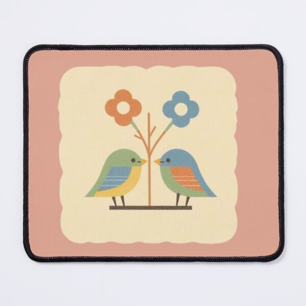 Item preview, Folk Love Birds designed and sold by mellow-koko.
