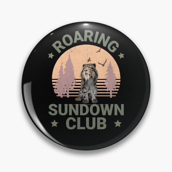 Item preview, Sabertooth Tiger Retro Forest Sunset Club designed and sold by Vac1.