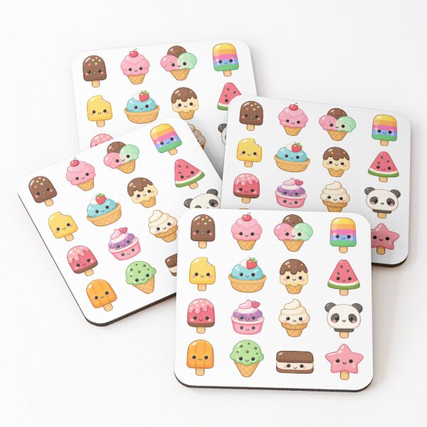 Item preview, cute colorful kawaii food designed and sold by Saucebyte.