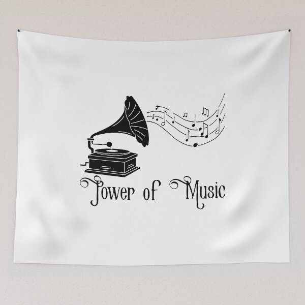 Item preview, Vintage music (black) designed and sold by Lagueny.