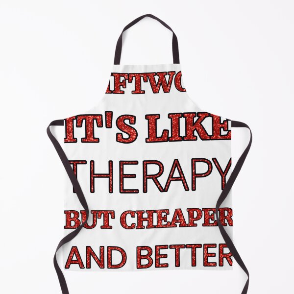 Item preview, Driftwood It'S Like Therapy But Cheaper And Better Red Rhinestone designed and sold by TheIconSmith.