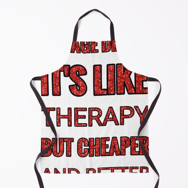 Item preview, Vintage Decor It'S Like Therapy But Cheaper And Better Red Rhinestone designed and sold by TheIconSmith.