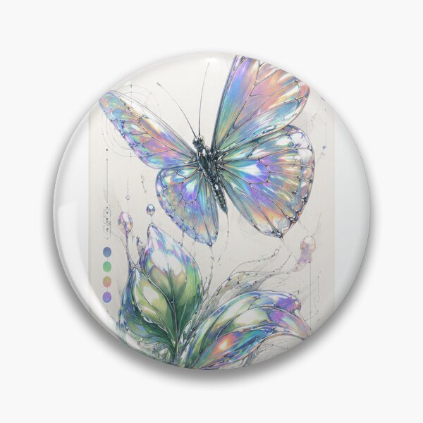 Item preview, Iridescent Butterfly - Designed by Nature Enhanced by Us designed and sold by anandariki.