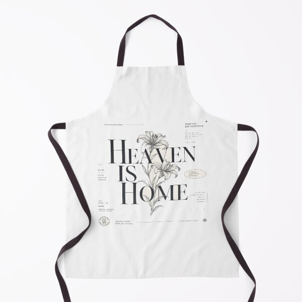 Item preview, Heaven Is Home Christian Floral Design | Faith Typography with Lilies & Inspirational Scripture designed and sold by Bright Nest Studio.