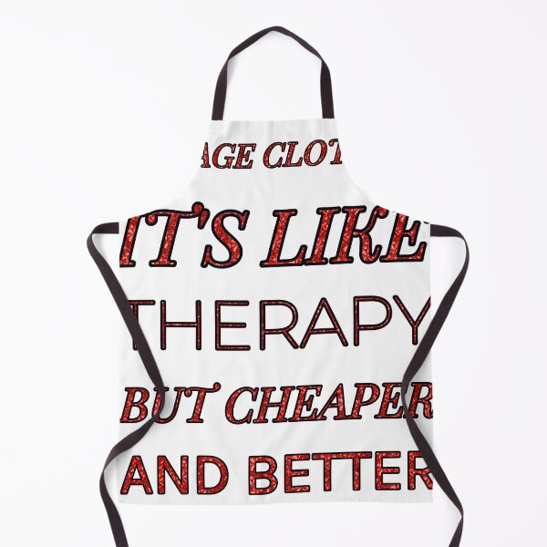 Item preview, Vintage Clothing It'S Like Therapy But Cheaper And Better Red Rhinestone designed and sold by TheIconSmith.