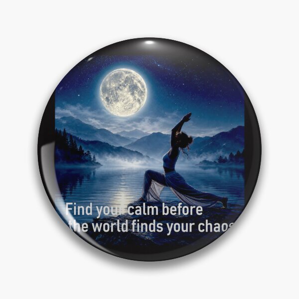 Item preview, Yoga Find Your Calm #1 designed and sold by Helios Be. Lavsh.