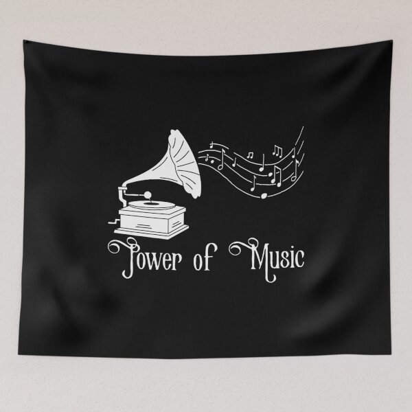 Item preview, Vintage music (white) designed and sold by Lagueny.