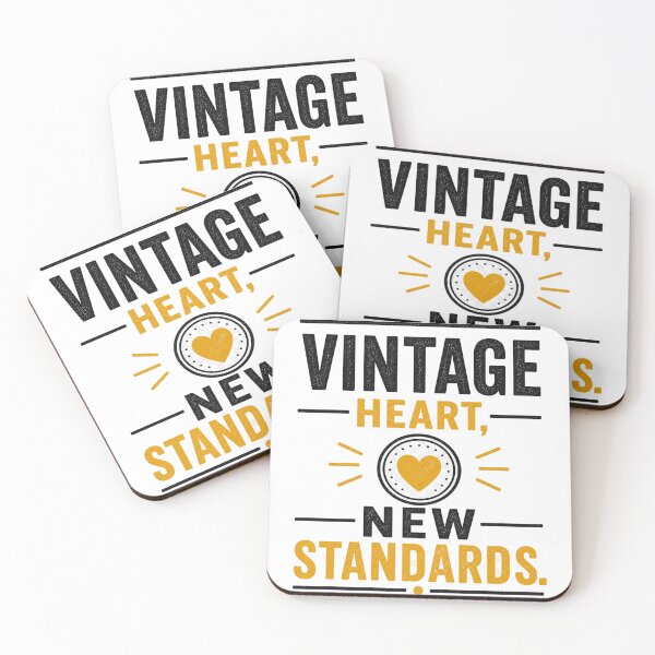 Item preview, Vintage Heart New Standards – Self Worth Quote Design designed and sold by CLOUTKULT.