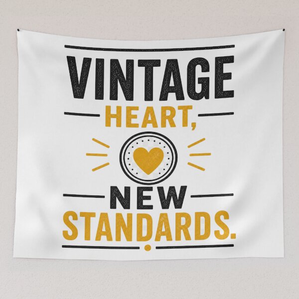 Item preview, Vintage Heart New Standards – Self Worth Quote Design designed and sold by CLOUTKULT.