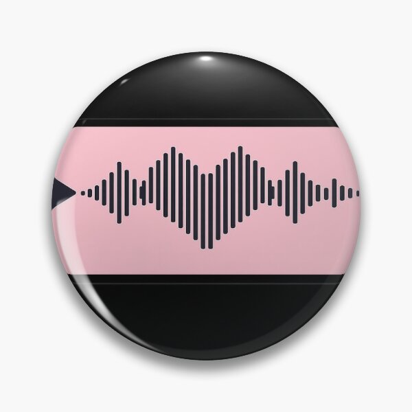 Item preview, Heartwave — Minimal Voice Note Sticker designed and sold by Inanisssss.