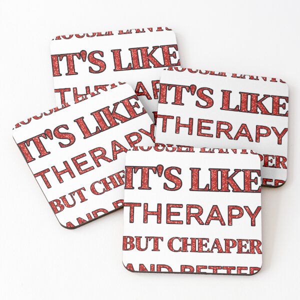 Item preview, Houseplants It'S Like Therapy But Cheaper And Better Red Rhinestone designed and sold by TheIconSmith.