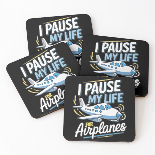 Item preview, I Pause My Life For Airplanes | Funny Avgeek Plane Spotting Gift designed and sold by philippo artworks.