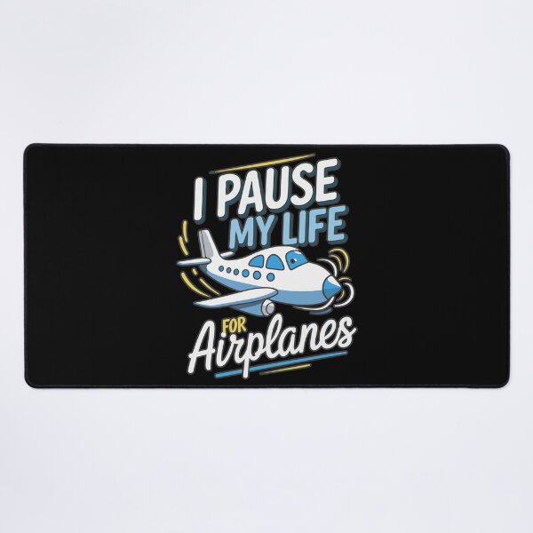 Item preview, I Pause My Life For Airplanes | Funny Avgeek Plane Spotting Gift designed and sold by philippo artworks.