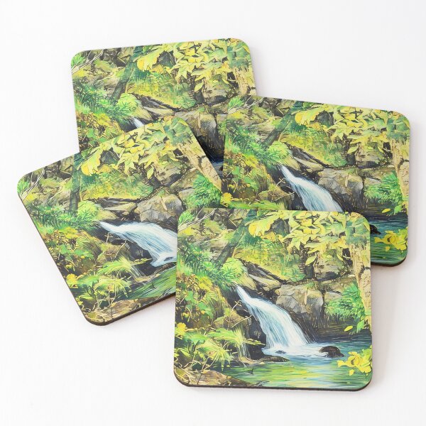 Item preview, Waterfall in the Woods designed and sold by tomorrowsart.
