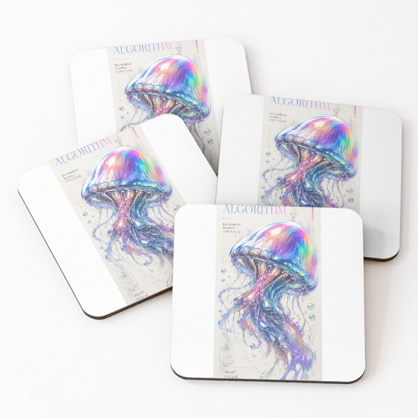 Item preview, Iridescent Jellyfish - Nature Is The Original Algorithm designed and sold by anandariki.