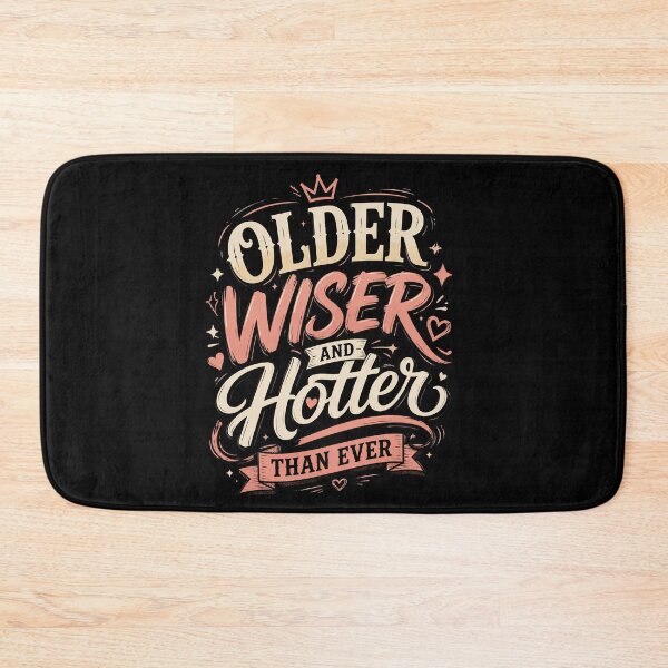 Item preview, Older Wiser and Hotter Than Ever Shirt, Funny Birthday Shirt, Age Is Just a Number Tee, Sassy Age Shirt, Birthday Gift for Her designed and sold by THREE LITTLE BEANS.