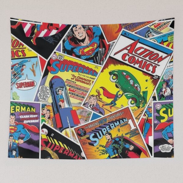 Artikelvorschau, Vintage Superman Comic Collage entworfen und verkauft von Stocker31.