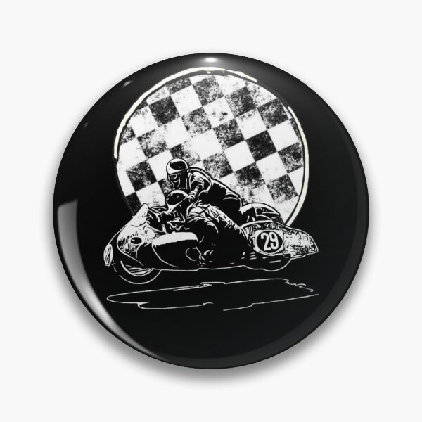 Item preview, Checkered Flag Vintage Sidecar Racers designed and sold by StencilMenace.
