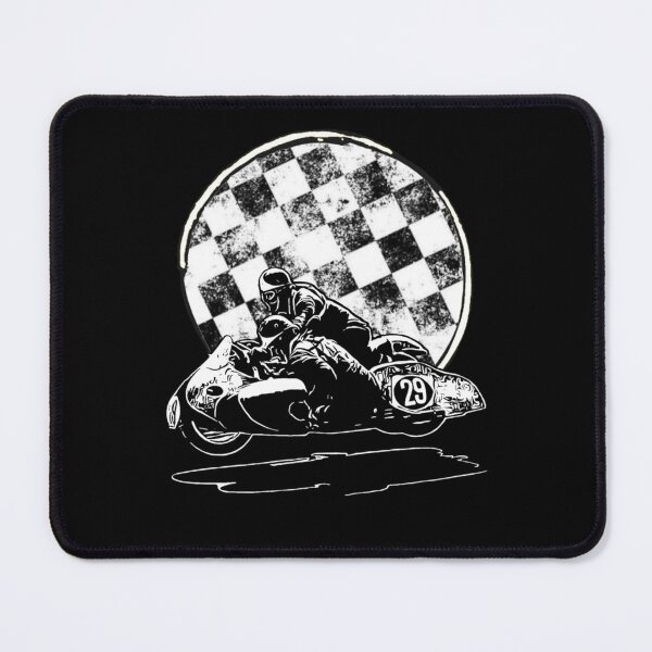 Item preview, Checkered Flag Vintage Sidecar Racers designed and sold by StencilMenace.
